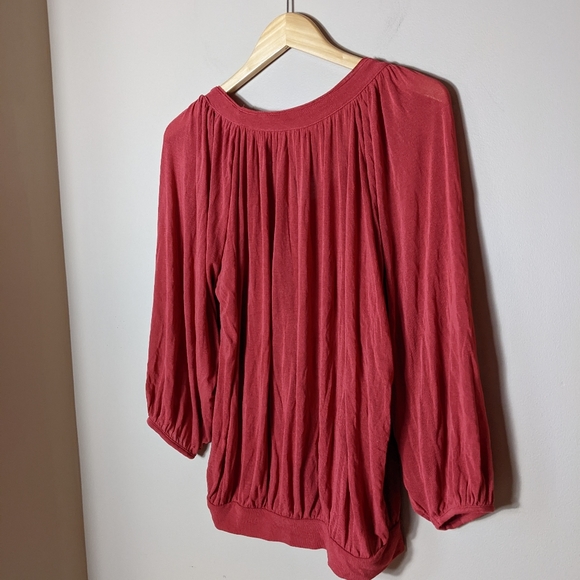 Free People Sahara Sun Burnt Orange Top size medium - Picture 4 of 6
